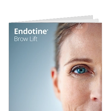Estiramientos de cejas con endotina