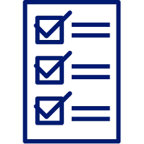 Microaire Icons Checkliste